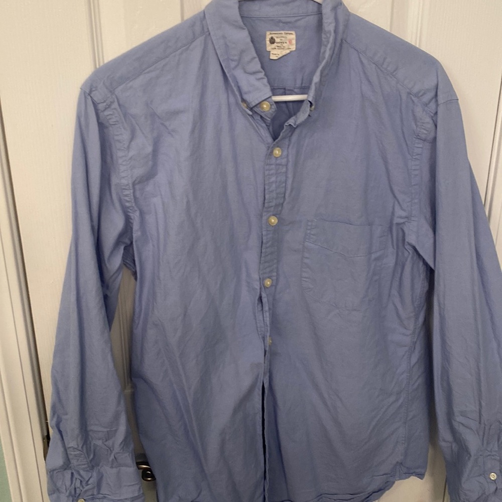 JCrew. Button down shirt. Size medium. Gently used. No flaws.
